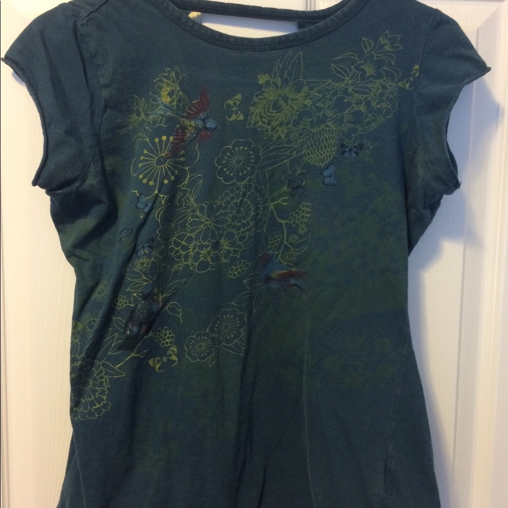 Women’s Bird, Butterfly & Flower Sleeveless TShirt